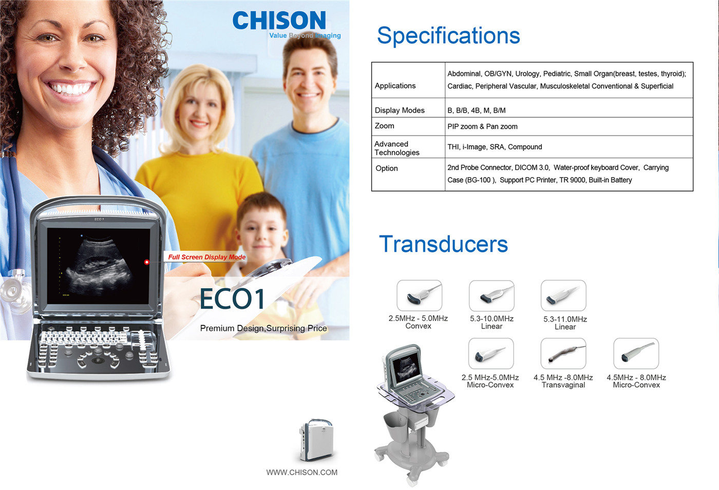 Chison ECO1 - Oxyaider Medical Suply 