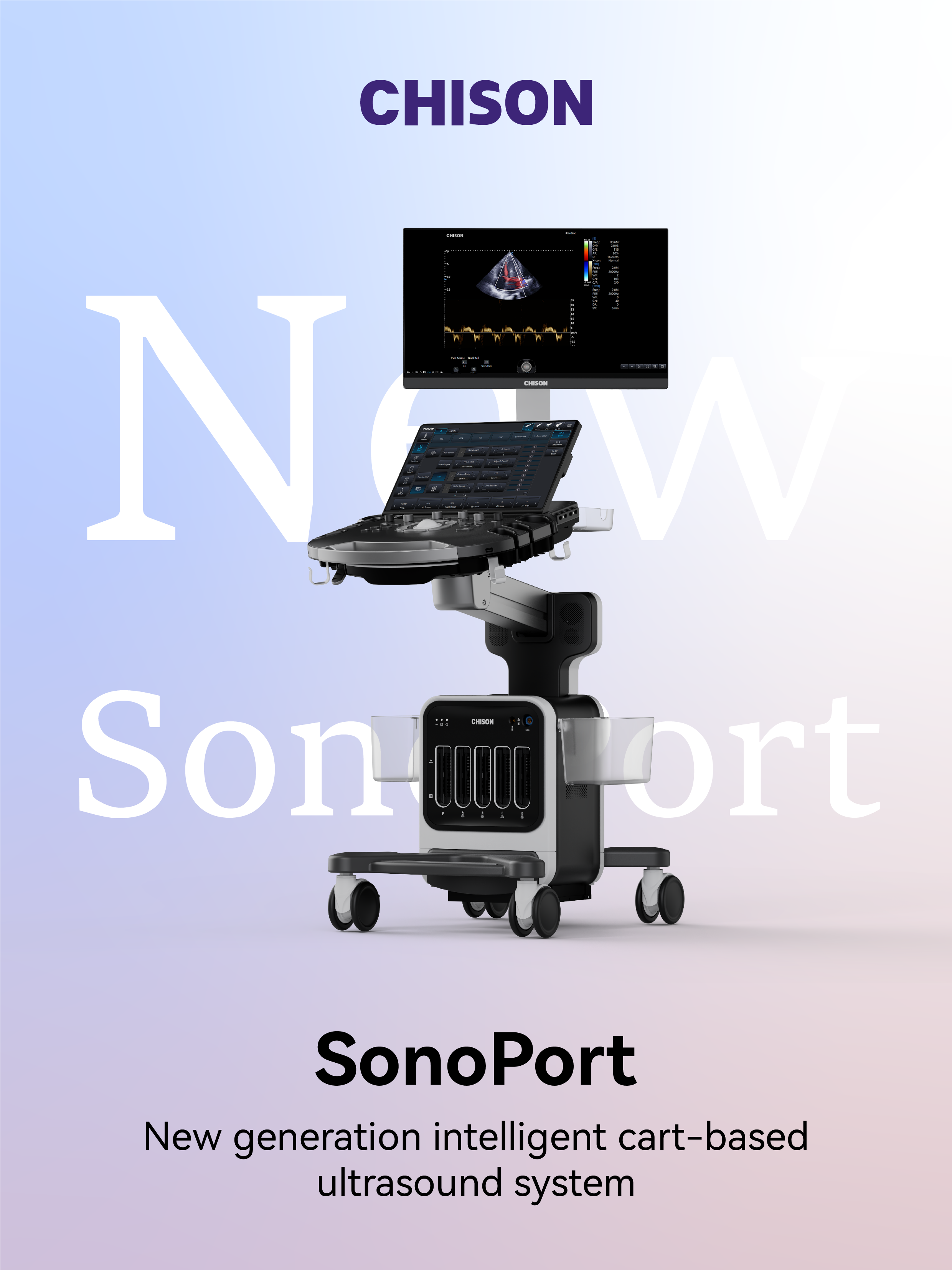 CHISON SonoPort | New Generation intelligent Cart-based Ultrasound System