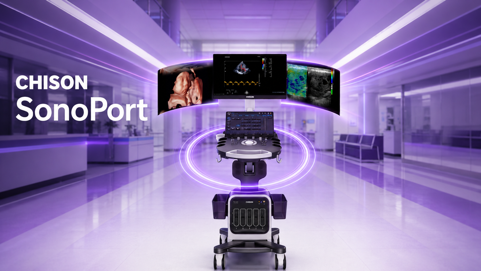 SonoPort — A Portable, AI-Powered Ultrasound Platform for Every Department.