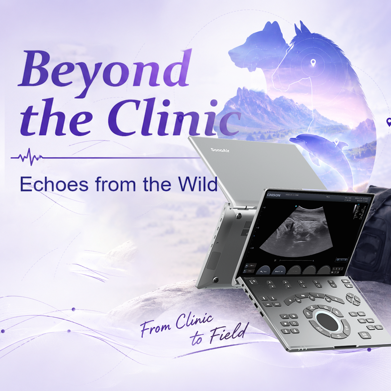 Animal Rescue | Beyond the Clinic : How SonoAir Vet brings ultrasound wherever animals need care. Animal Rescue | Beyond the Clinic : How SonoAir Vet brings ultrasound wherever animals need care.