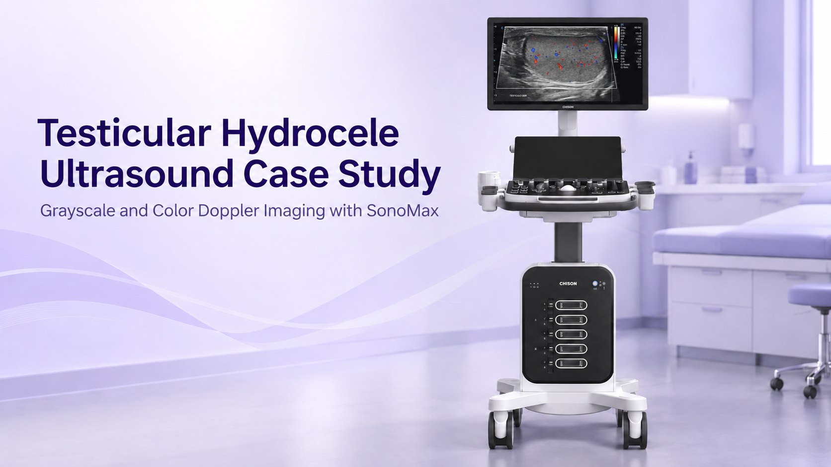 Testicular Hydrocele Ultrasound Case Study with SonoMax